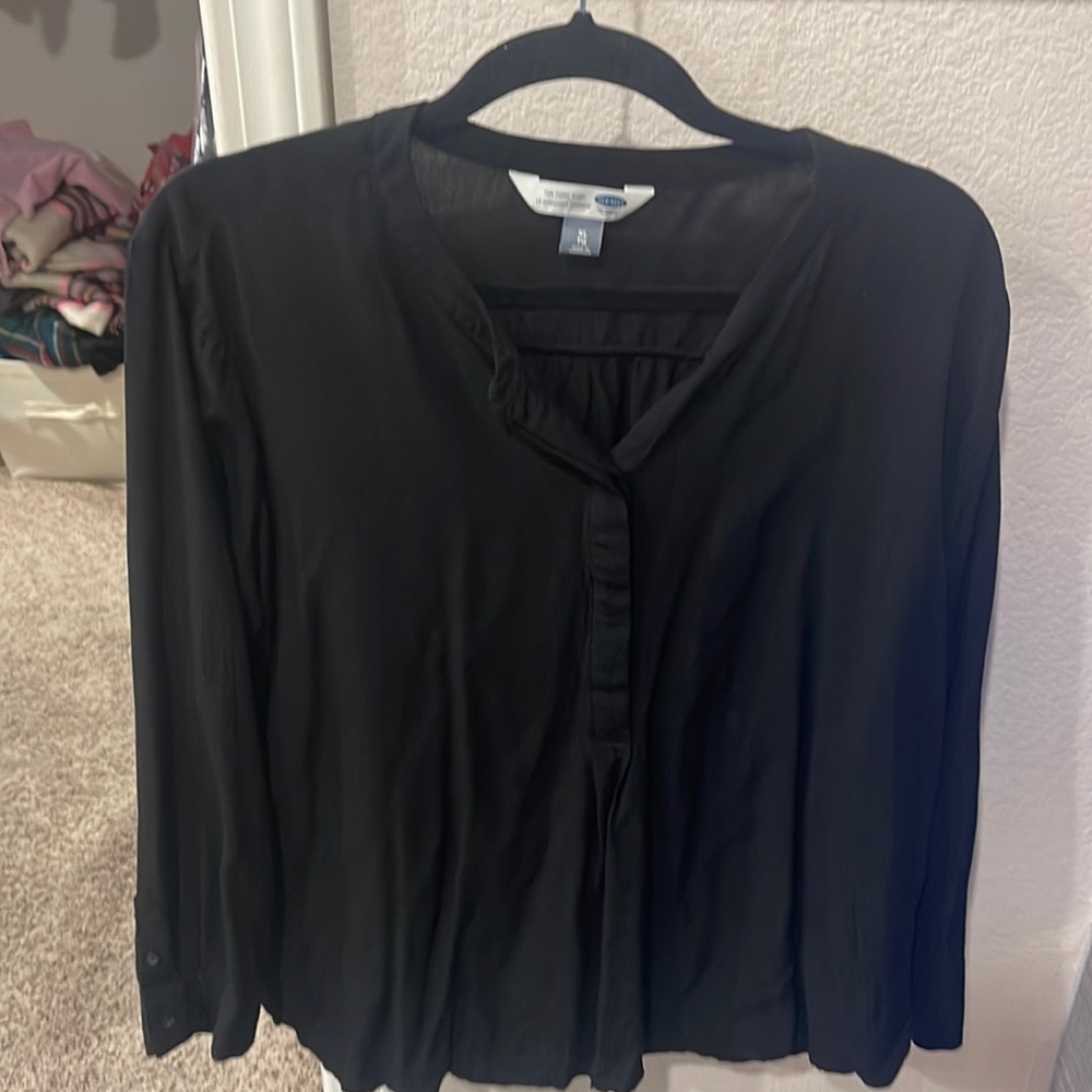 Black tunic top